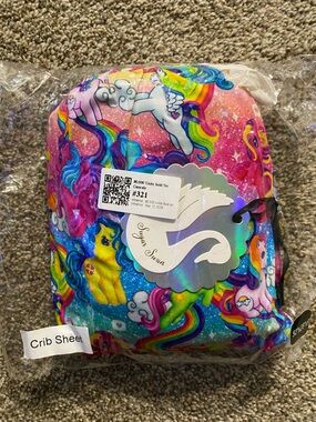 Sugar Swan My little pony bamboo crib sheet NWT